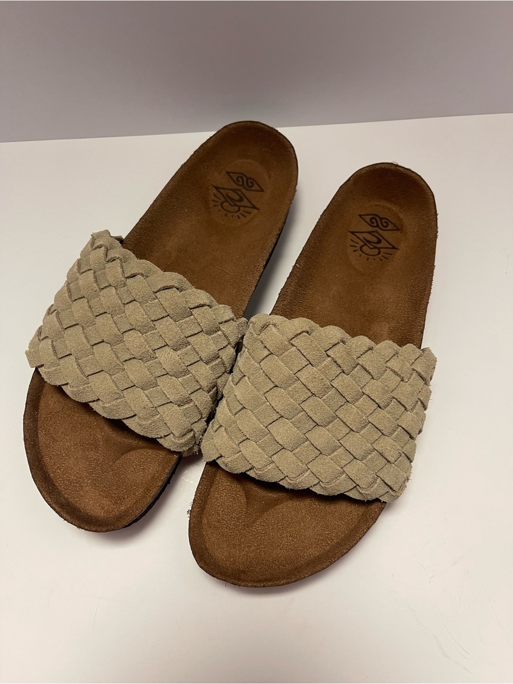 Rip Curl Woven Slide Sandals in Beige - Women's Casual Comfort